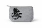 Preview: Kleinkramtasche aus Filz hellgrau - Cheer Pack Katze